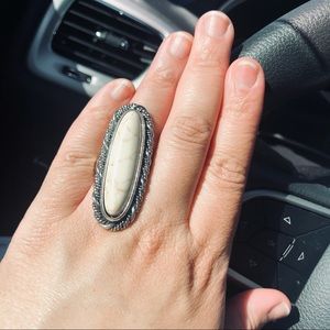 Elongated BOHO Statement Ring